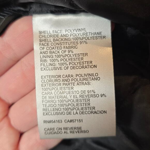 VTG NFL Oakland Raiders Men's Faux Leather Varsity Jacket XL AFC PATCH - Picture 11 of 12